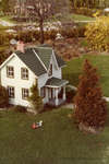 White Clapboard House in the Miniature Village