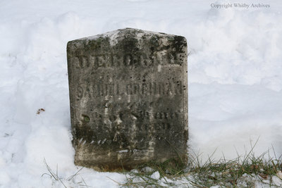 Deborah Cochrane Gravestone, December 2013