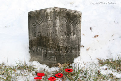 Samuel Cochrane War of 1812 Dedication Ceremony, December 2013