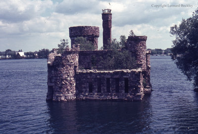 Powerhouse at Boldt Castle on the St. Lawrence River, June 1976