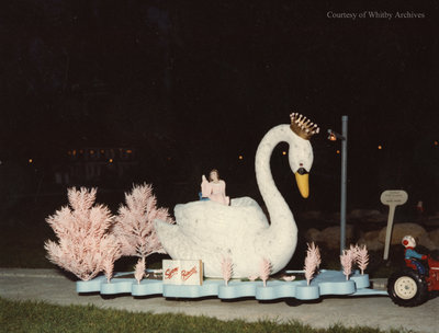 Christmas Parade on Main Street in the Miniature Village