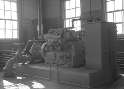 Pumps at the Power House, February 10, 1953