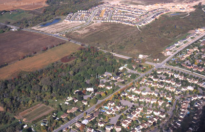 Aerial View of Cochrane Street, October 7, 1998