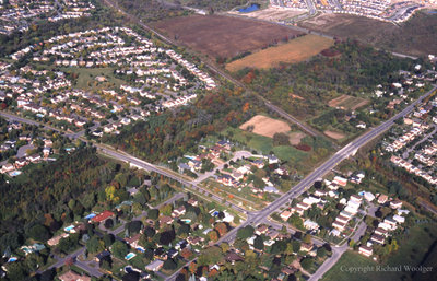 Aerial View of Cochrane Street, October 7, 1998