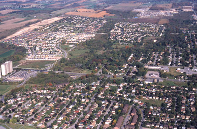 Aerial View of Whitby looking North, October 7, 1998