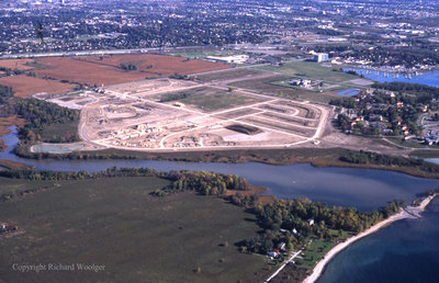 Aerial View of Whitby looking East, October 7, 1998