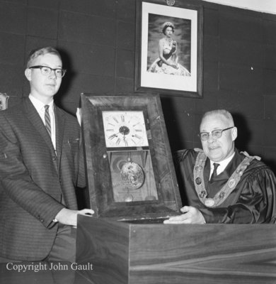 Donation of Canada Clock, December 13, 1963