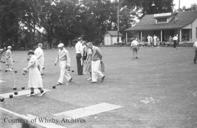 Whitby Lawn Bowling and Tennis Club c.1937