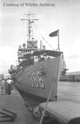 Destroyer in Miami Harbour, February 15, 1939