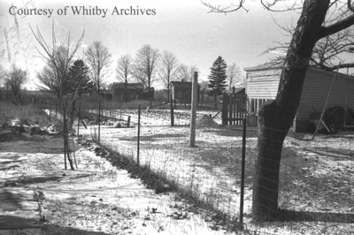 1728 Brock Street South Fence Line, February 1938