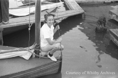 Eileen McBride Yachting, August 1939