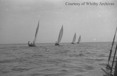 Sailboats on Lake Ontario, c.1937