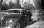 Eric Leach & New Car, c.1939