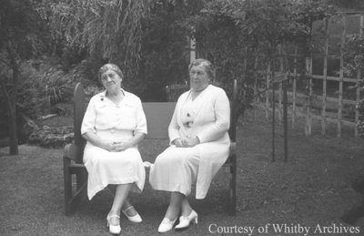 75th Birthday for Harriet and Mary Esther Pringle, July 30, 1938