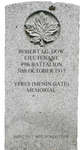 Gravestone for Robert J.G. Dow