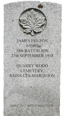 Gravestone for James Fulton