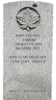 Gravestone for John Fulton