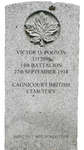 Gravestone for Victor O. Pogson