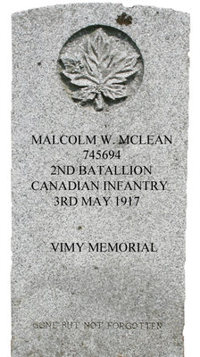 Gravestone for Malcolm W. McLean