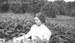 Unidentified Woman in a Garden, c.1945