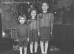 Unidentified Children at Christmas, c.1945