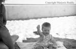 Unidentified Baby on a Beach, January 24, 1939