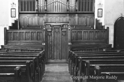 Whitby United Choir Loft, Fall 1939