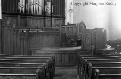 Whitby United Choir Loft, September 1939