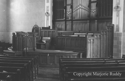 Whitby United Choir Loft, September 1939