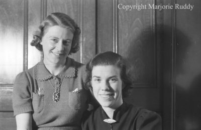 Mary Brawley & K. Berton, February 1938