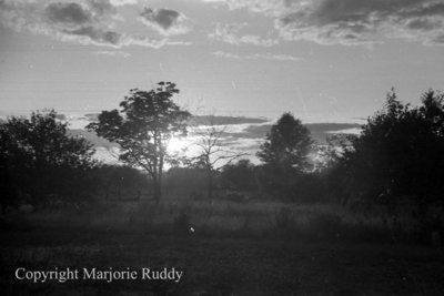 Sunset in Whitby, July 1938