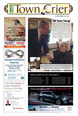 Brooklin Town Crier, 17 Feb 2017