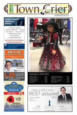 Brooklin Town Crier, 3 Nov 2017