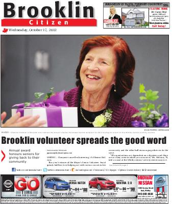 Brooklin Citizen (Brooklin, ON), 17 Oct 2012