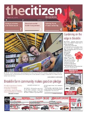 Brooklin Citizen (Brooklin, ON), 20 Mar 2015