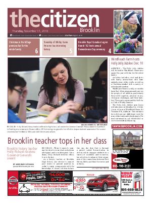 Brooklin Citizen (Brooklin, ON), 17 Nov 2016