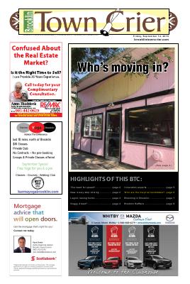 Brooklin Town Crier, 14 Sep 2018