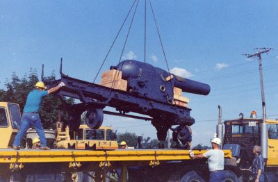 Moving of the cannons, July 8, 1989