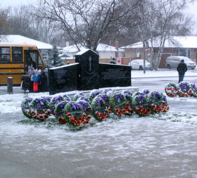 Remembrance Day Ceremony at the Brooklin Cenotaph, November 11, 2019