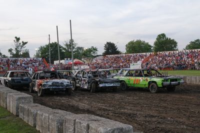 Demolition Derby at the Brooklin Spring Fair, June 7, 2008