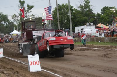 Truck Pull at the Brooklin Spring Fair, June 4, 2010