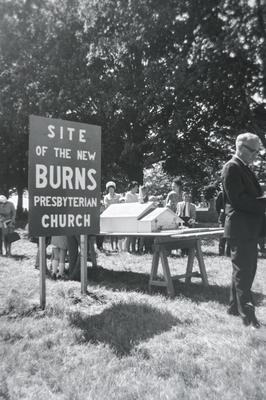Sod Turning for Burns Presbyterian Church, 1967
