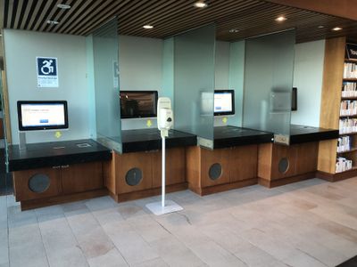 Whitby Central Library Self Checkout Machines, 2020