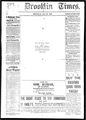 The Brooklin Times, 28 Jul 1885