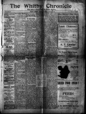 Whitby Chronicle, 17 Mar 1910