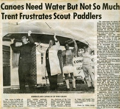 Trent Frustrates Scout Paddlers