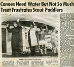 Trent Frustrates Scout Paddlers