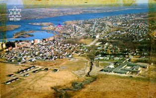 Aerial View of Hawkesbury, Ontario