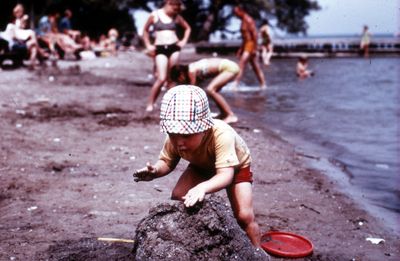 Child at the Lake Ontario Beach