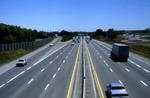 Cars travelling on Highway 401